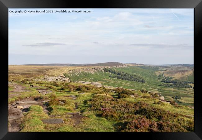 Stanage Edge High Neb Framed Print by Kevin Round