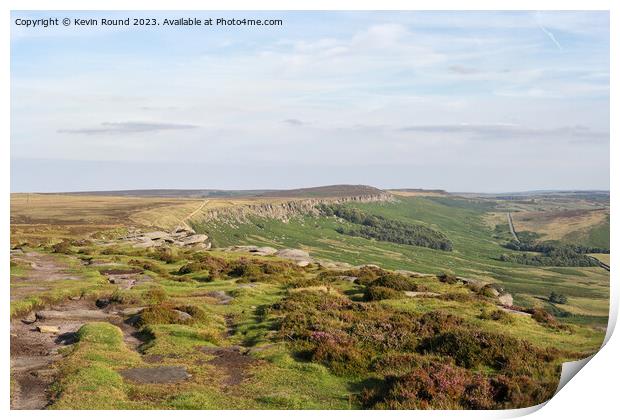 Stanage Edge High Neb Print by Kevin Round