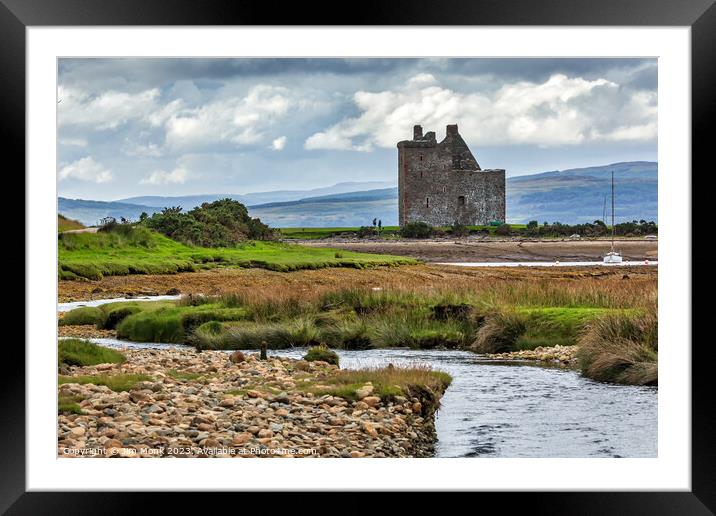 Lochranza Castle, Isle of Arran Framed Mounted Print by Jim Monk