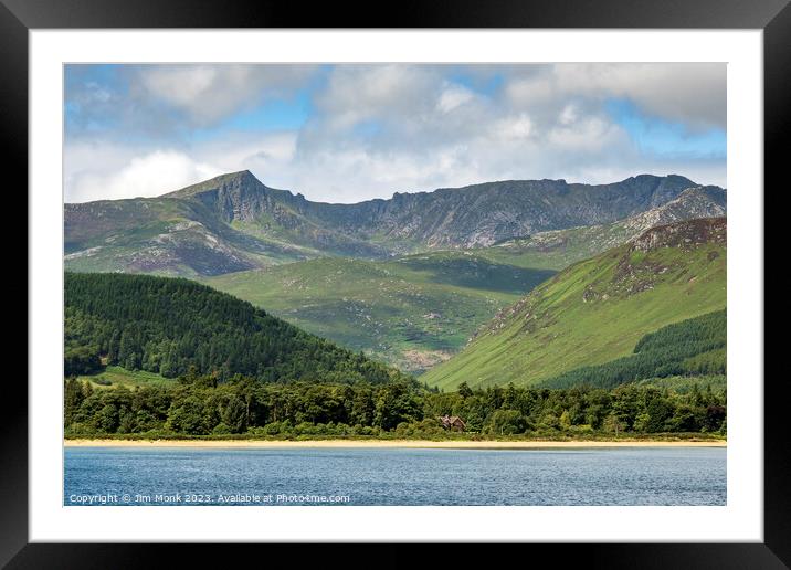 Mountains of Arran Framed Mounted Print by Jim Monk