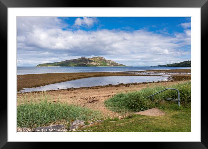 Lamlash Bay, Isle Of Arran Framed Mounted Print by Jim Monk
