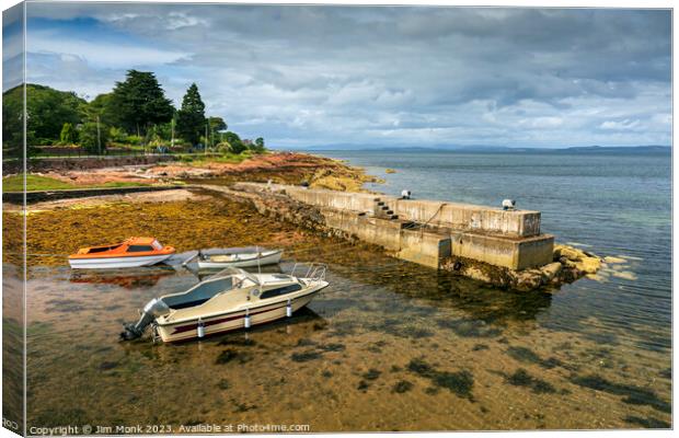 Sheep Harbour Cleats  Canvas Print by Jim Monk