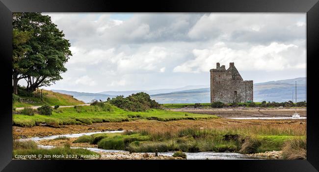 Lochranza Castle Isle of Arran Framed Print by Jim Monk