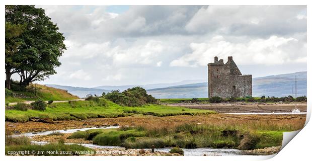 Lochranza Castle Isle of Arran Print by Jim Monk