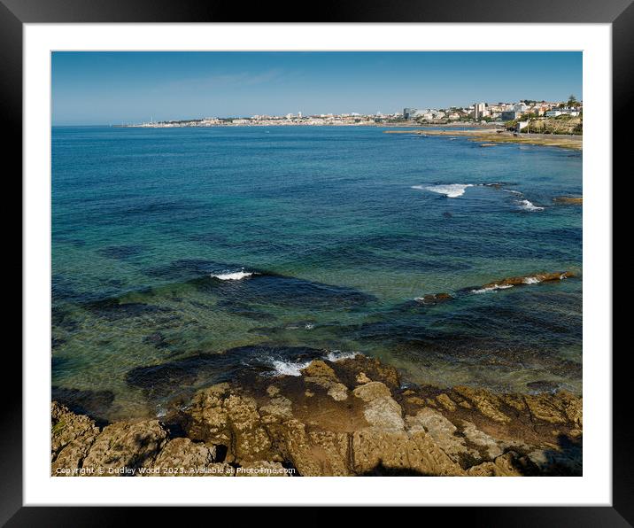 Cascais Bay 1 Framed Mounted Print by Dudley Wood