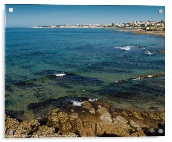 Cascais Bay 1 Acrylic by Dudley Wood