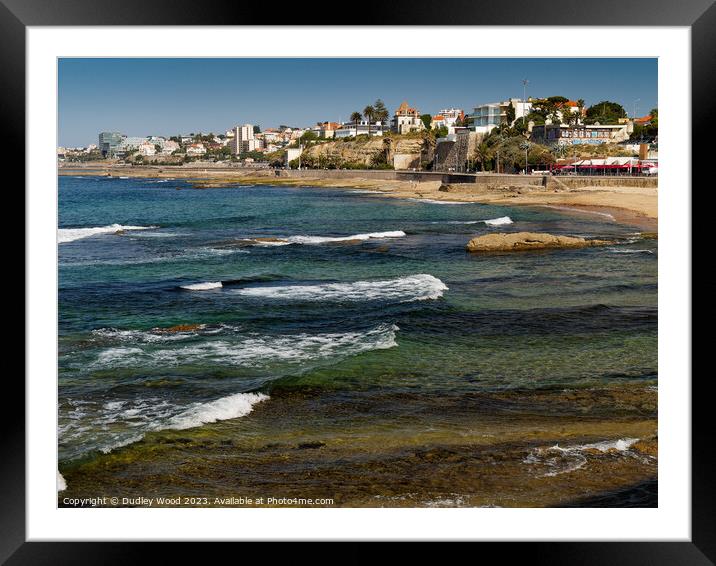 Cascais Bay 4 Framed Mounted Print by Dudley Wood