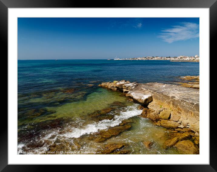 Cascais Bay 5 Framed Mounted Print by Dudley Wood