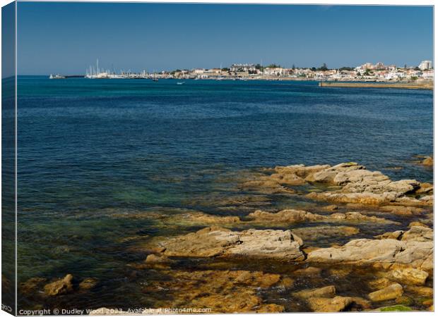 Cascais view 2 Canvas Print by Dudley Wood