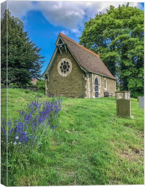 St Olave, Ruckland, Lincolnshire  Canvas Print by Kim Slater