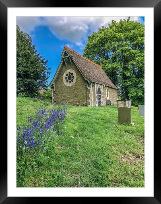 St Olave, Ruckland, Lincolnshire  Framed Mounted Print by Kim Slater