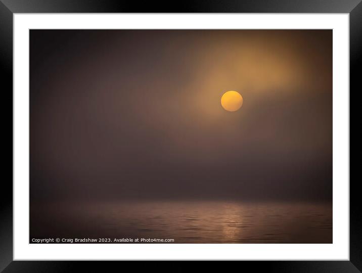Sun breaking through the mists Framed Mounted Print by Epic Sky Media