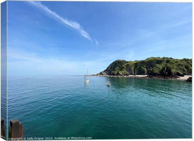 Illfracombe harbour Canvas Print by kelly Draper