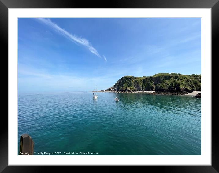 Illfracombe harbour Framed Mounted Print by kelly Draper