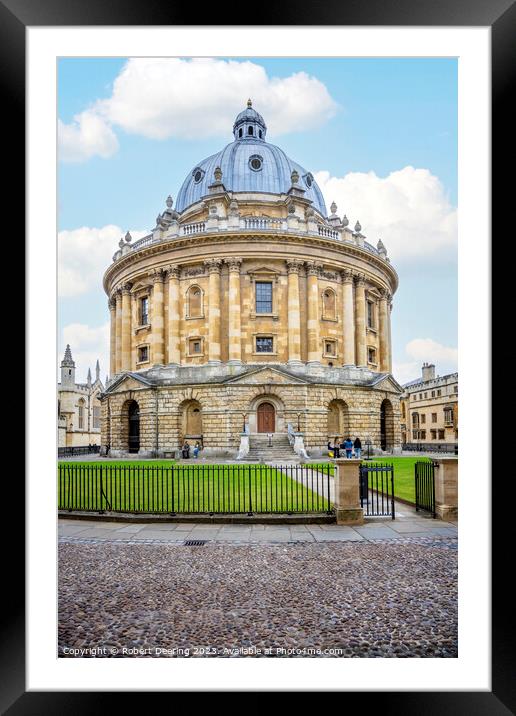 Radcliffe Camera Science Library Oxford Framed Mounted Print by Robert Deering