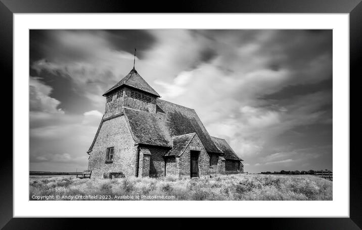 St Thomas Becket Church Framed Mounted Print by Andy Critchfield
