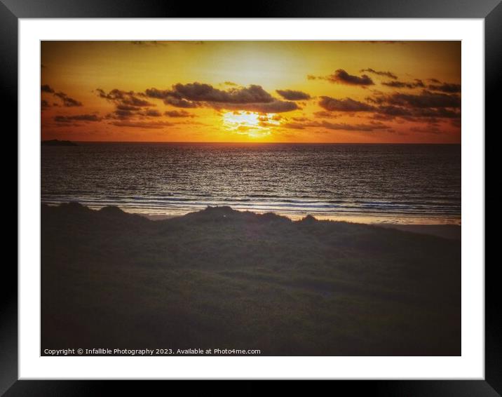 Sunset  Framed Mounted Print by Infallible Photography