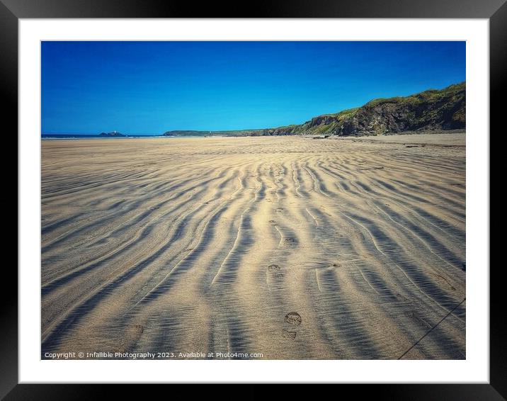 Beach scape  Framed Mounted Print by Infallible Photography