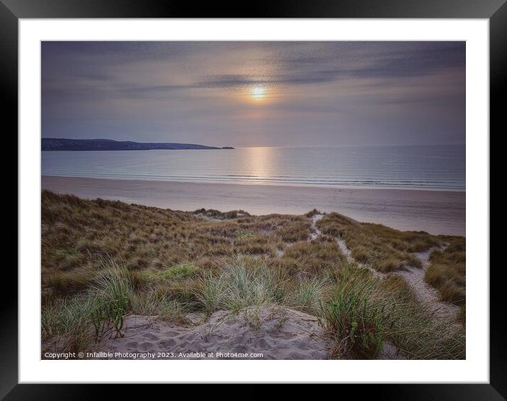 Sea and sand Framed Mounted Print by Infallible Photography