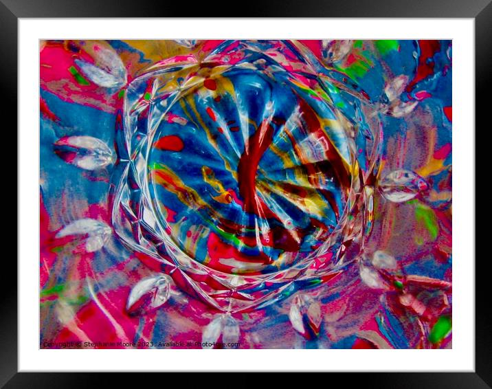 Abstract 631 Framed Mounted Print by Stephanie Moore