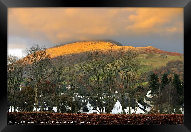 Red Sky Over Ambleside Framed Print by Jason Connolly