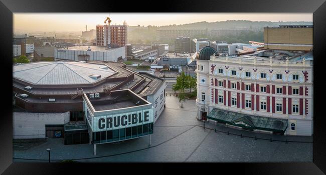 The Crucible and Lyceum Theatre Framed Print by Apollo Aerial Photography