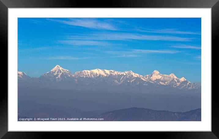 NandaDevi Peak  Framed Mounted Print by Bhagwat Tavri