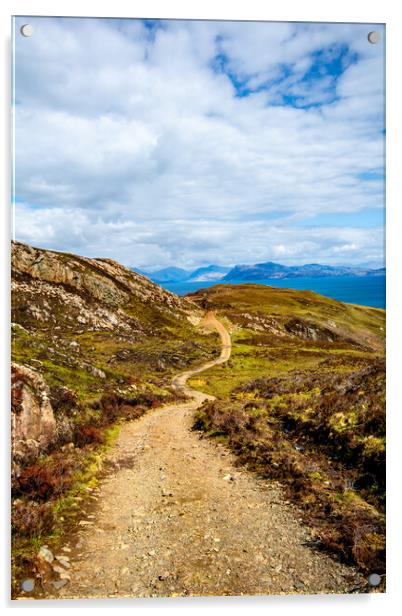 Sleat Isle of Skye: Mesmerizing Beauty Acrylic by Steve Smith