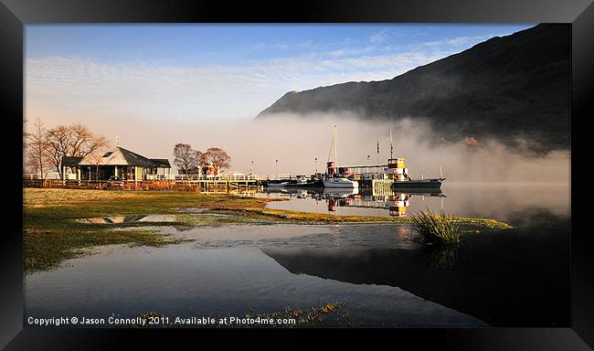 The Steamers, Ullswater Framed Print by Jason Connolly