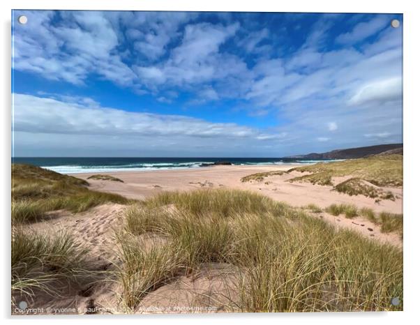 Sandwood Bay, Scotland Acrylic by yvonne & paul carroll