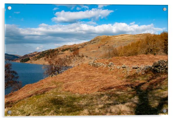 Haweswater: A Serene Reservoir Escape Acrylic by Steve Smith