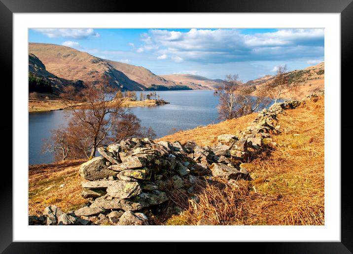 Haweswater: A Serene Reservoir Escape Framed Mounted Print by Steve Smith