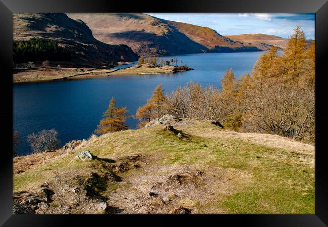 Haweswater: A Serene Reservoir Escape Framed Print by Steve Smith
