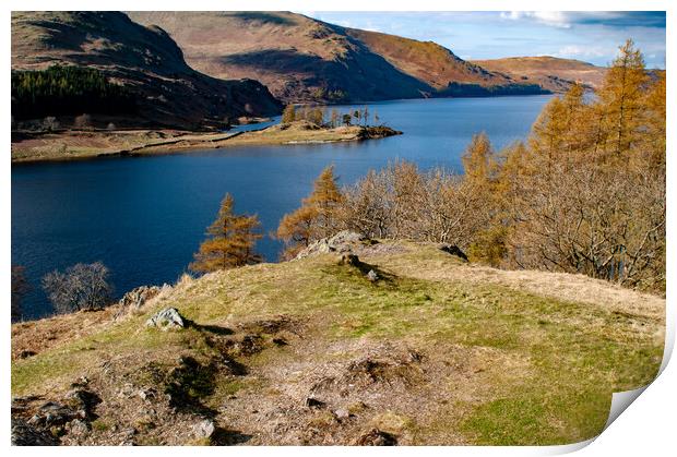 Haweswater: A Serene Reservoir Escape Print by Steve Smith