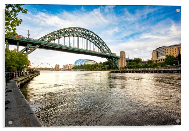 Tyne Bridge: Iconic Tyneside Landmark Acrylic by Steve Smith