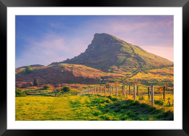 Spring Sunshine on Roseberry Topping Framed Mounted Print by Tim Hill