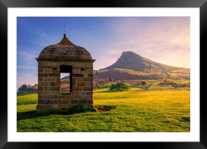 Roseberry Topping Stone Folly Framed Mounted Print by Tim Hill