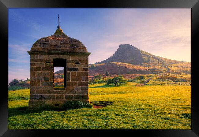 Roseberry Topping Stone Folly Framed Print by Tim Hill