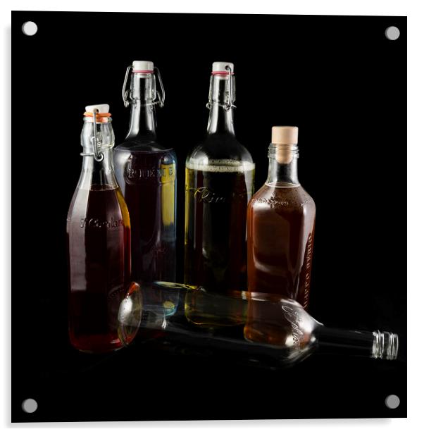 Bottles Acrylic by Tom Lloyd