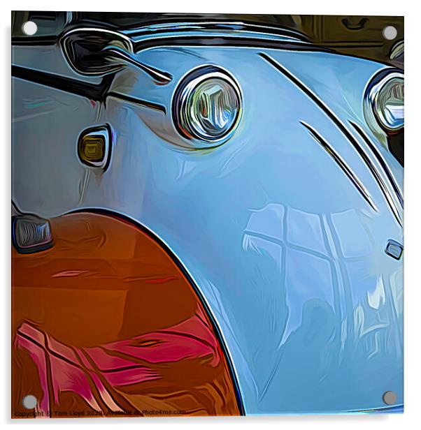 Bubble Car Acrylic by Tom Lloyd