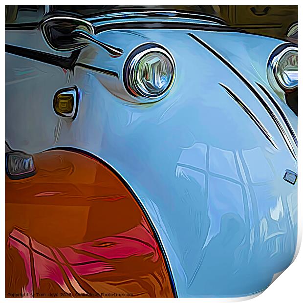 Bubble Car Print by Tom Lloyd