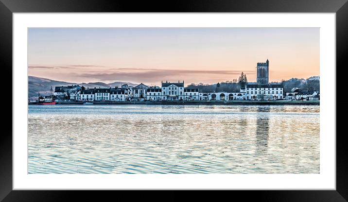 Picturesque Inveraray Framed Mounted Print by Valerie Paterson
