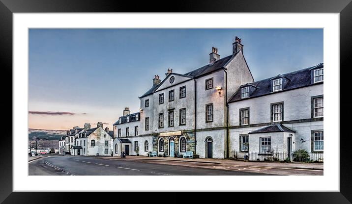 Town of Inveraray Framed Mounted Print by Valerie Paterson