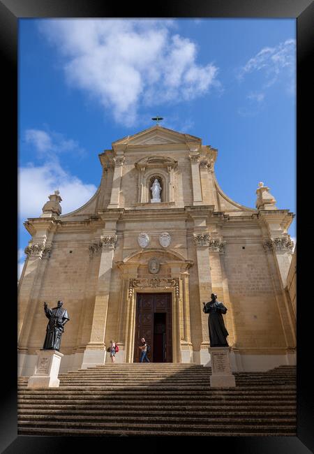Cathedral of the Assumption in Gozo, Malta Framed Print by Artur Bogacki