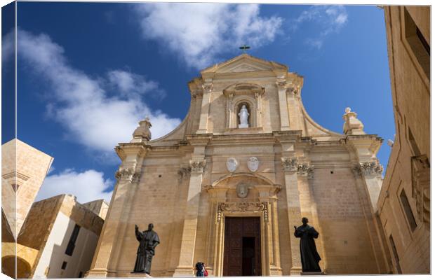 Cathedral of the Assumption in Gozo, Malta Canvas Print by Artur Bogacki