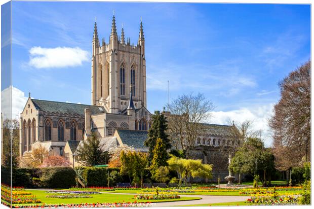 St Edmunds Cathedral Canvas Print by Robert Deering