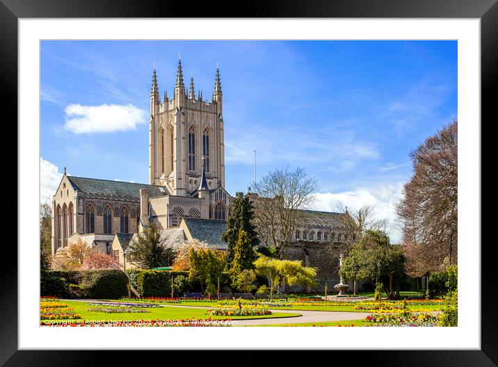 St Edmunds Cathedral Framed Mounted Print by Robert Deering