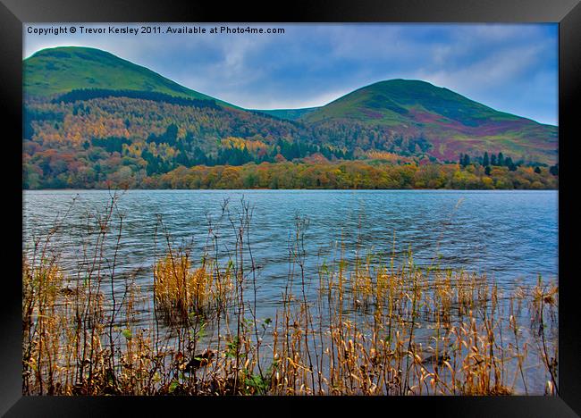 Autumn Colours at Buttermere Framed Print by Trevor Kersley RIP