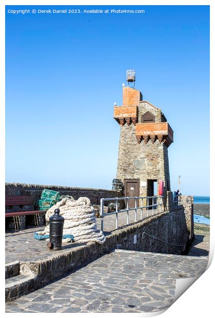 Majestic Rhenish Tower at Lynmouth Print by Derek Daniel