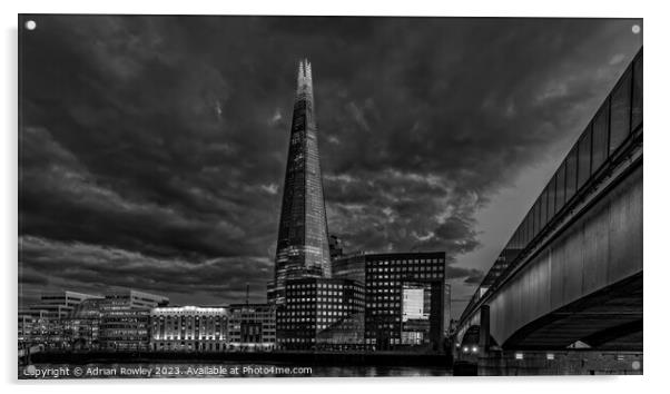 Towering Elegance The Shard Acrylic by Adrian Rowley